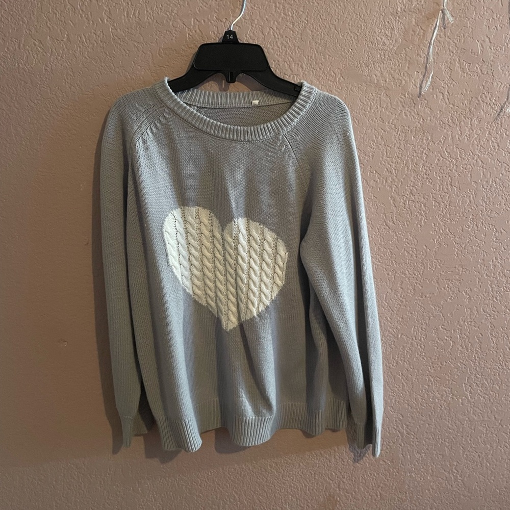Gray sweater
